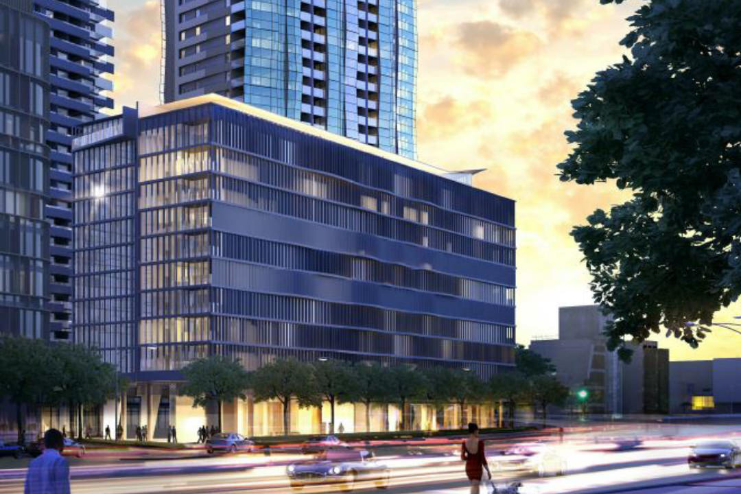 Architects rendering of the new South Quarter development 