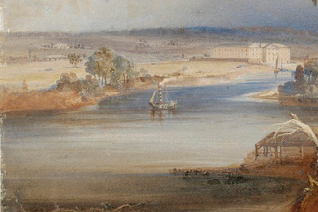 Old painting of Parramatta