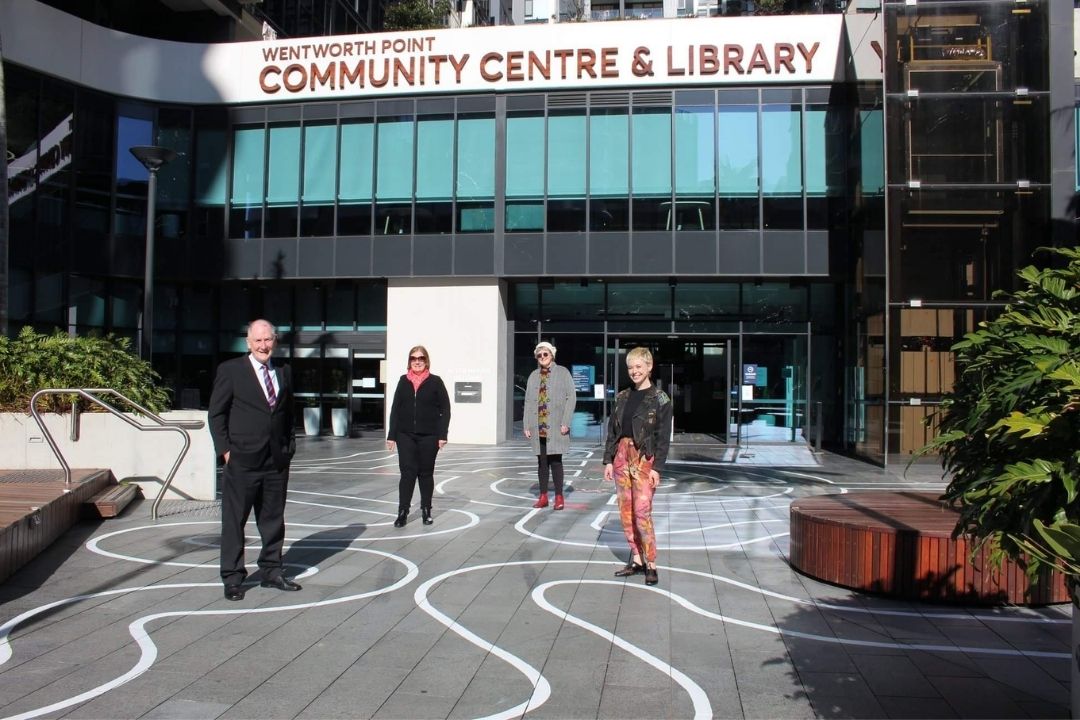 nadia odlum artwork at wentworth point community centre