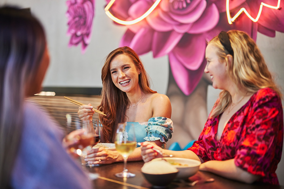 Ladies lunching at LilyMu