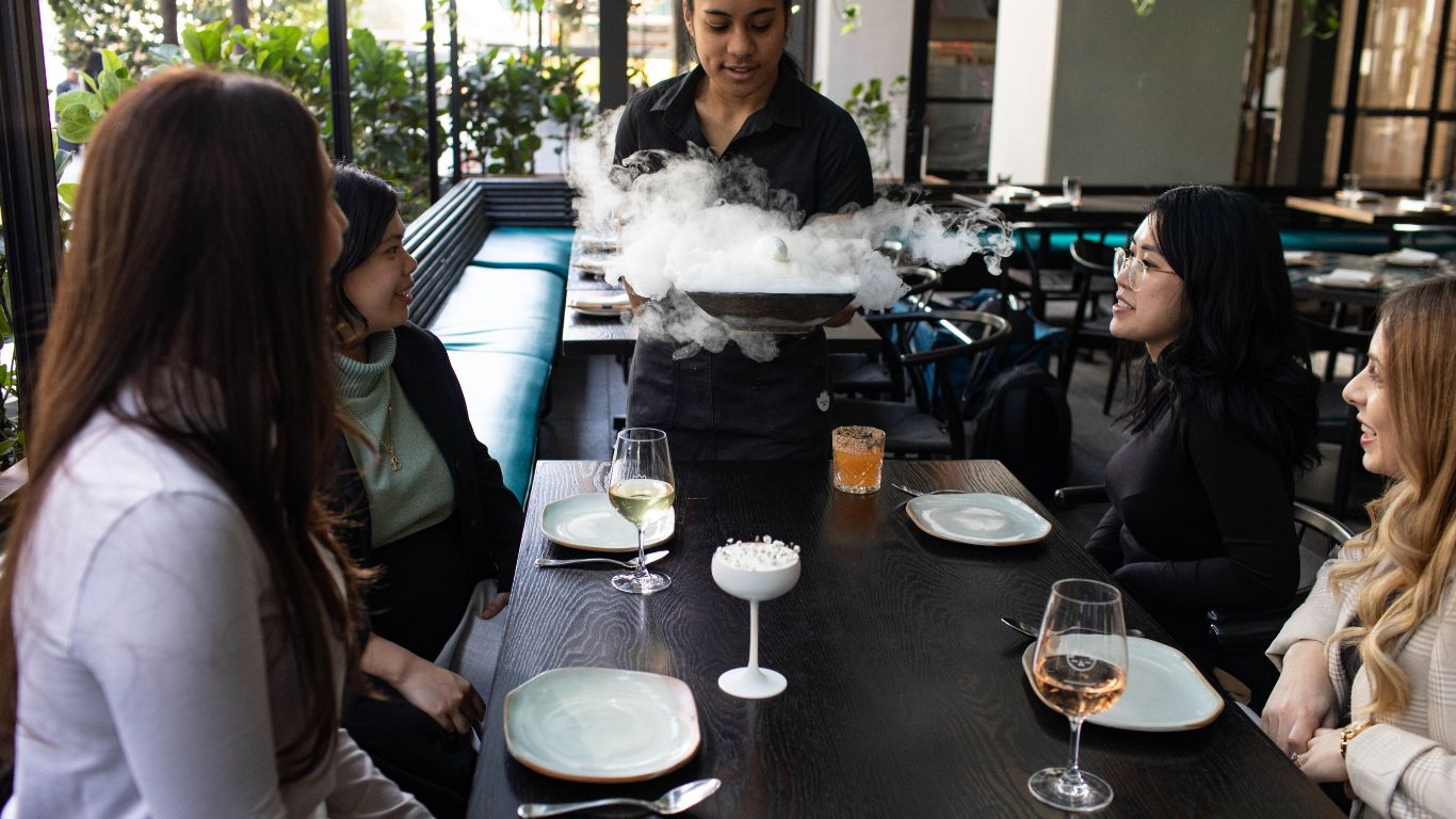 Dining at Parramatta Square