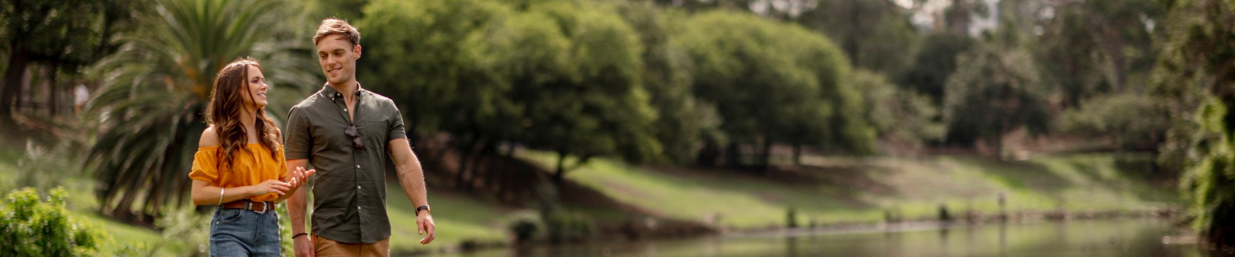 New Residents walking in Parramatta Park