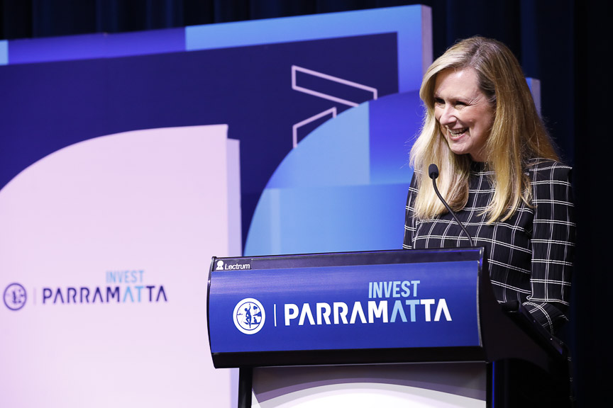 Woman giving speech