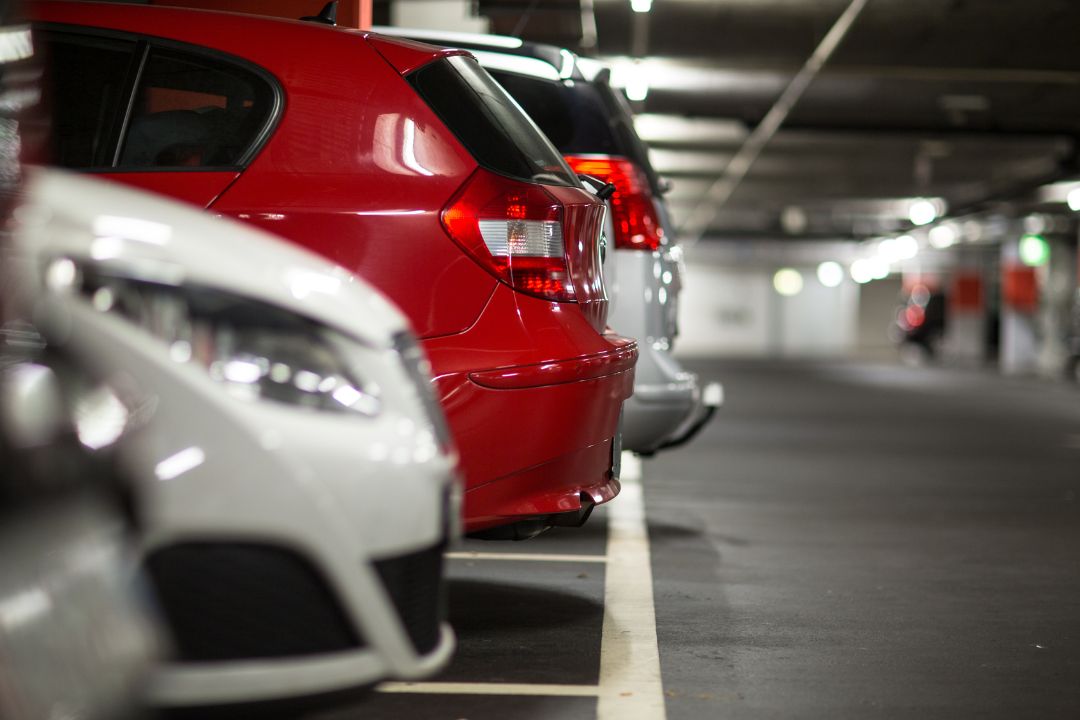 Car parked in parking