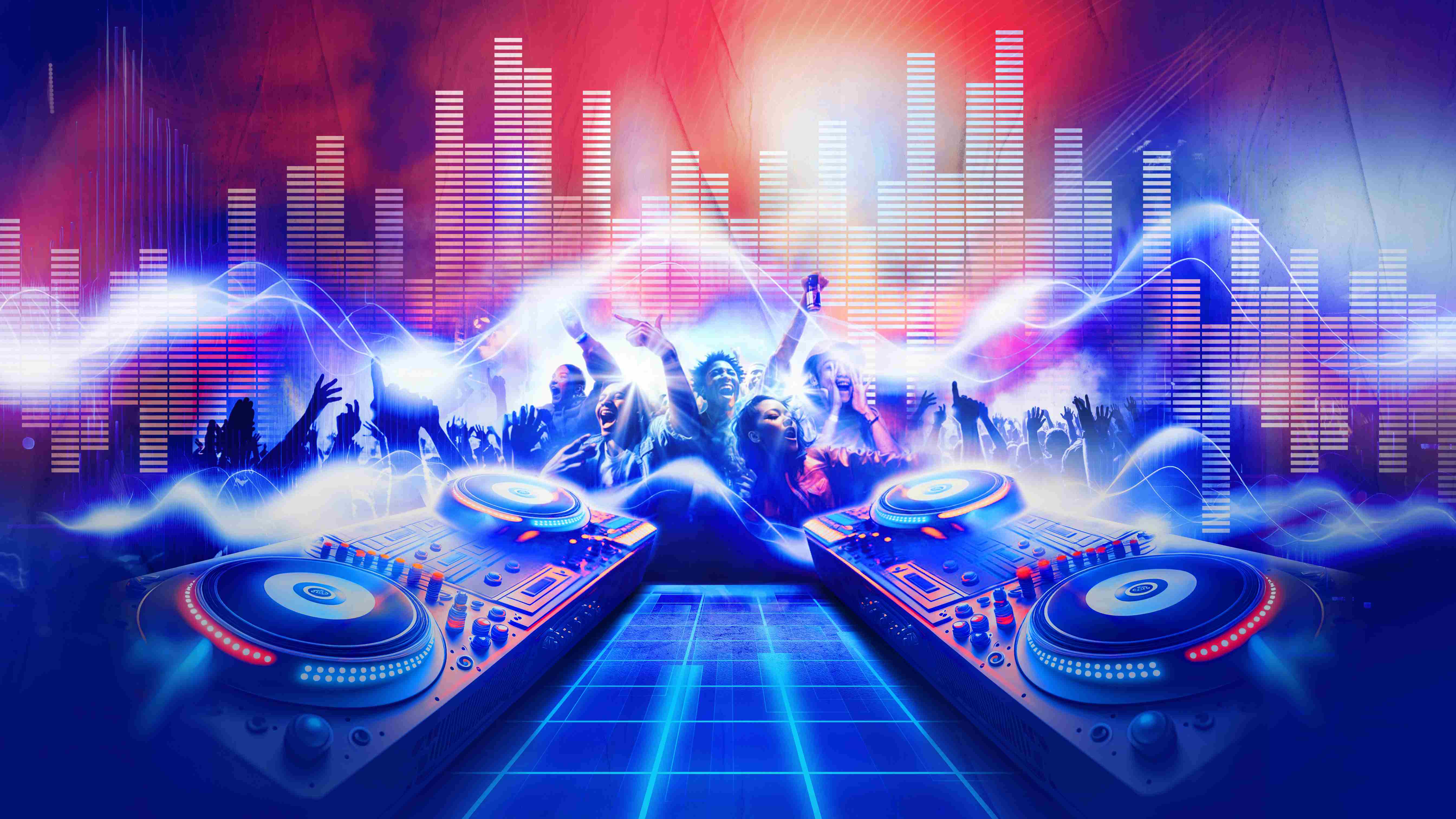 People enjoying music at a festival