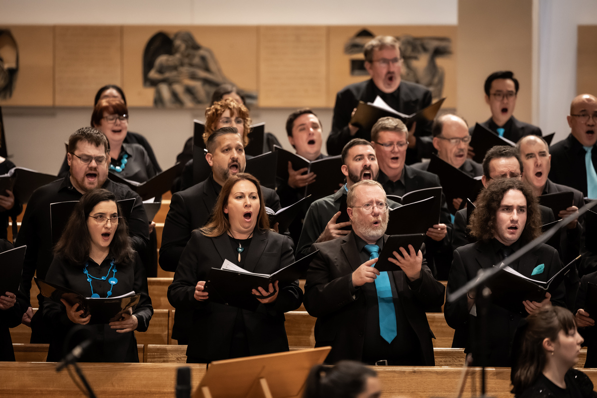 Choir singing