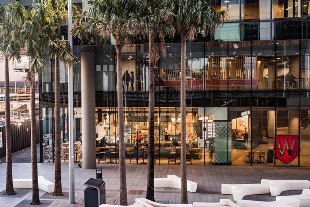 Image of the now open state of the art Western Sydney University at 1 Parramatta Square. 