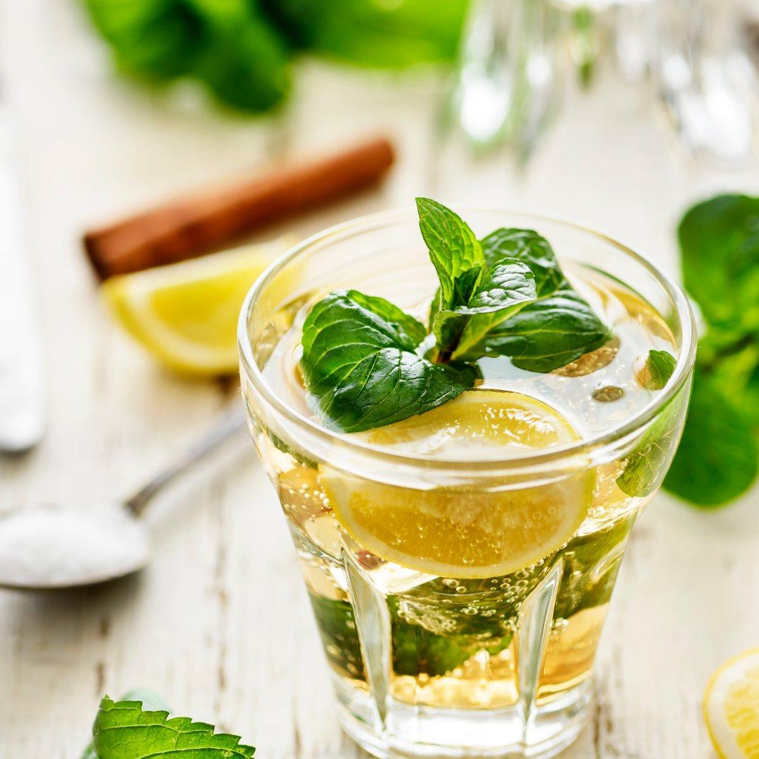 Cocktail with mint