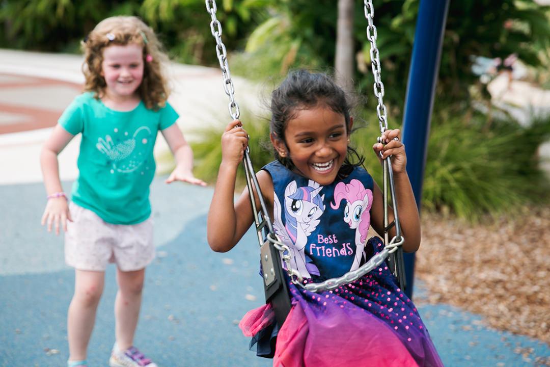 Children Playing at Halvorsen Park