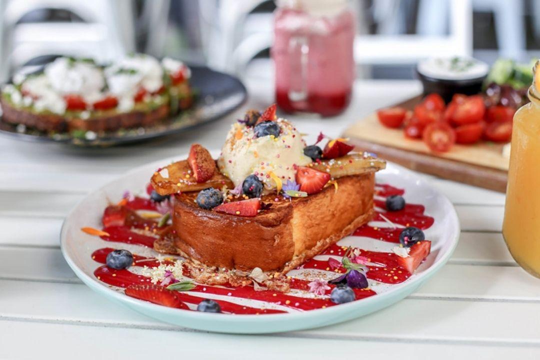 breakfast platter with fruit