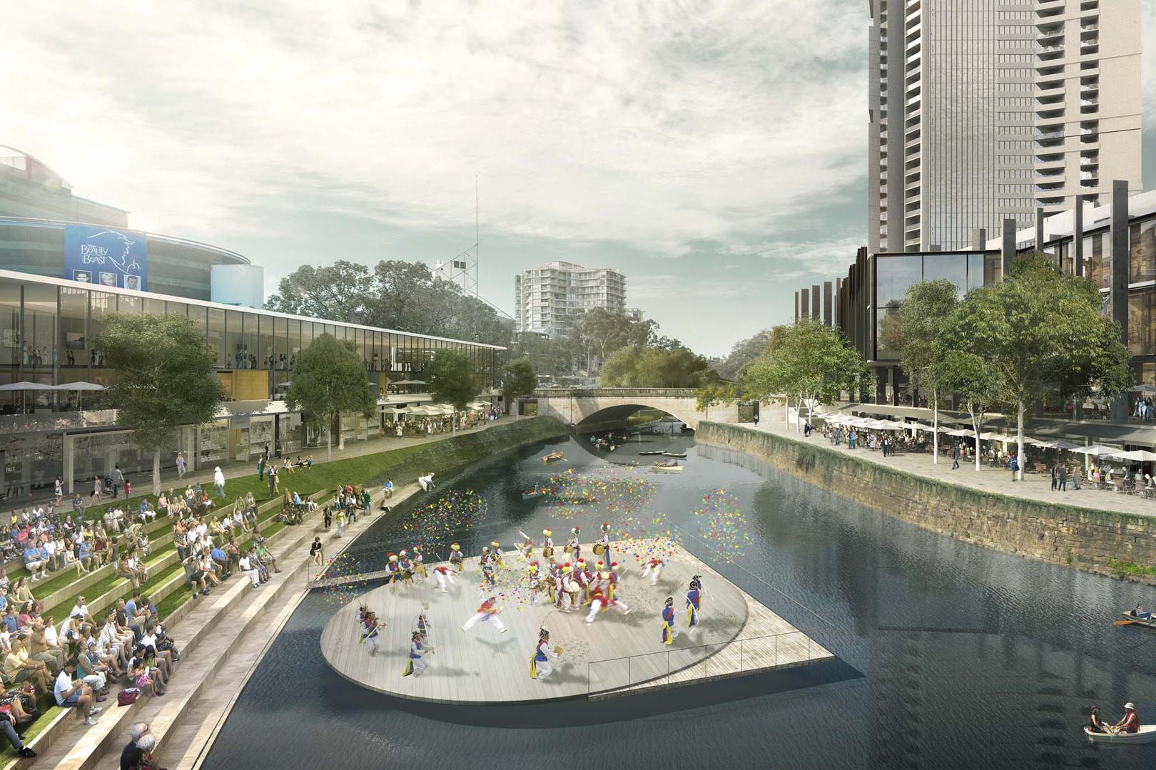 The Parramatta River Strategy is a plan for revitalising the foreshore of the Parramatta River between Gasworks Bridge and Rings Bridge, O’Connell Street.