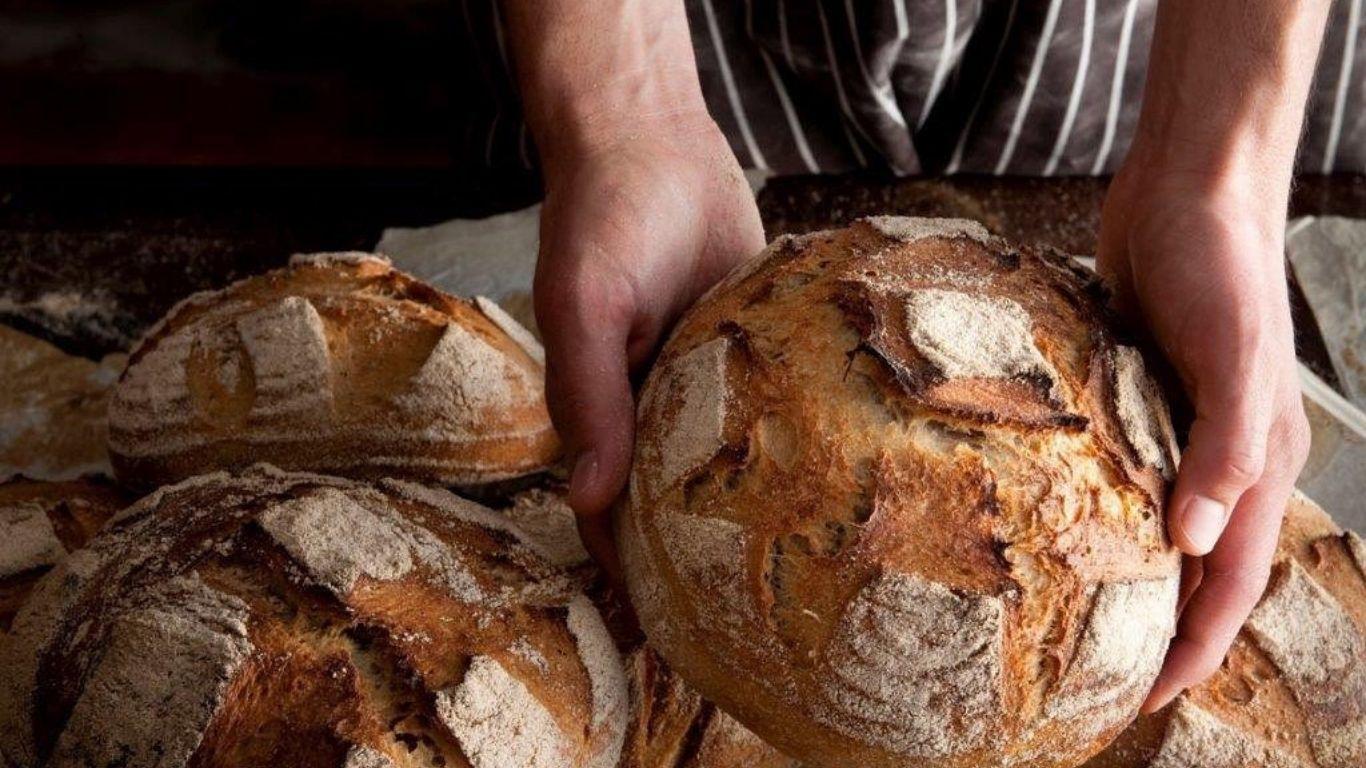 Sourdough baked bread