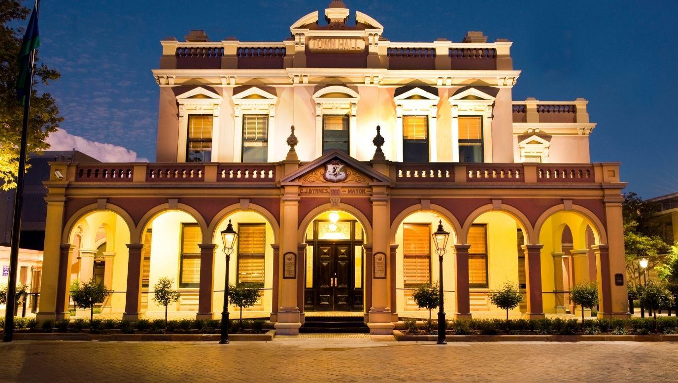 Town Hall at Night