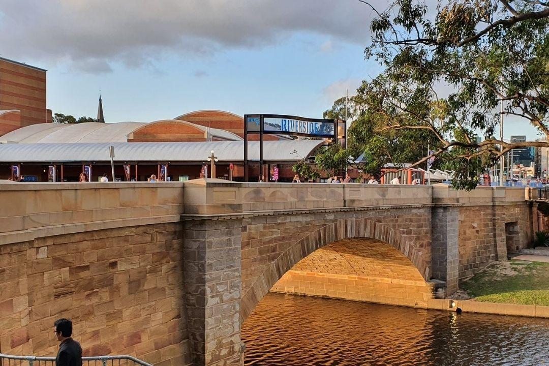Riverside theatre from Parramatta River