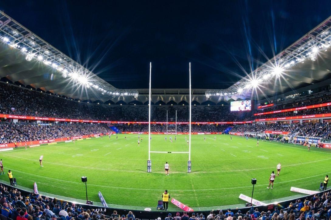 Bankwest Stadium on game night