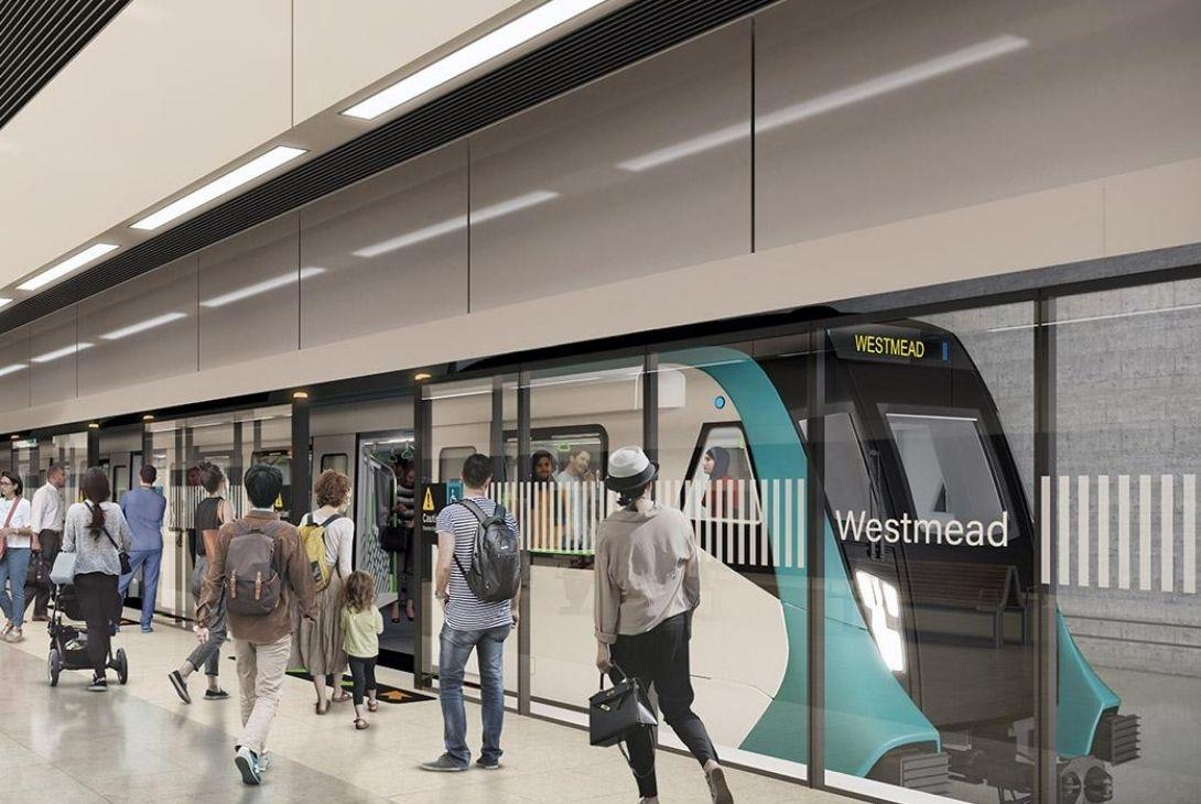 metro west train artist impression