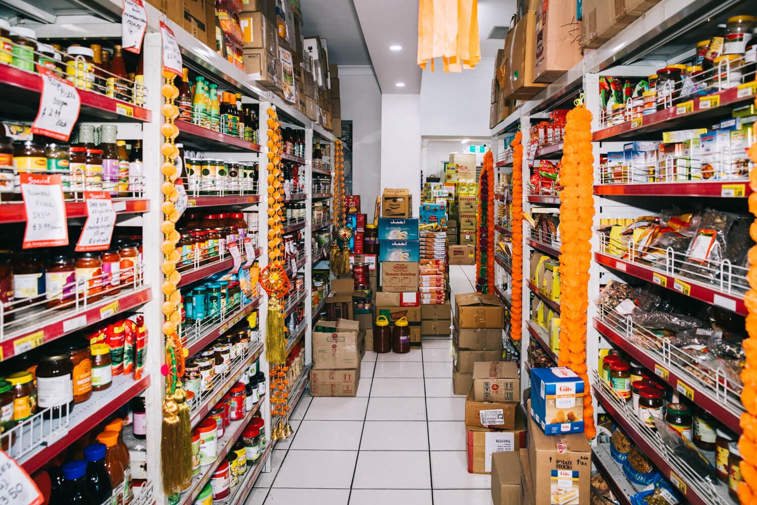 Indian Grocer Aisle