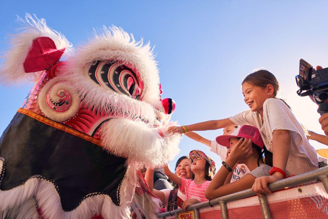 lion dancing