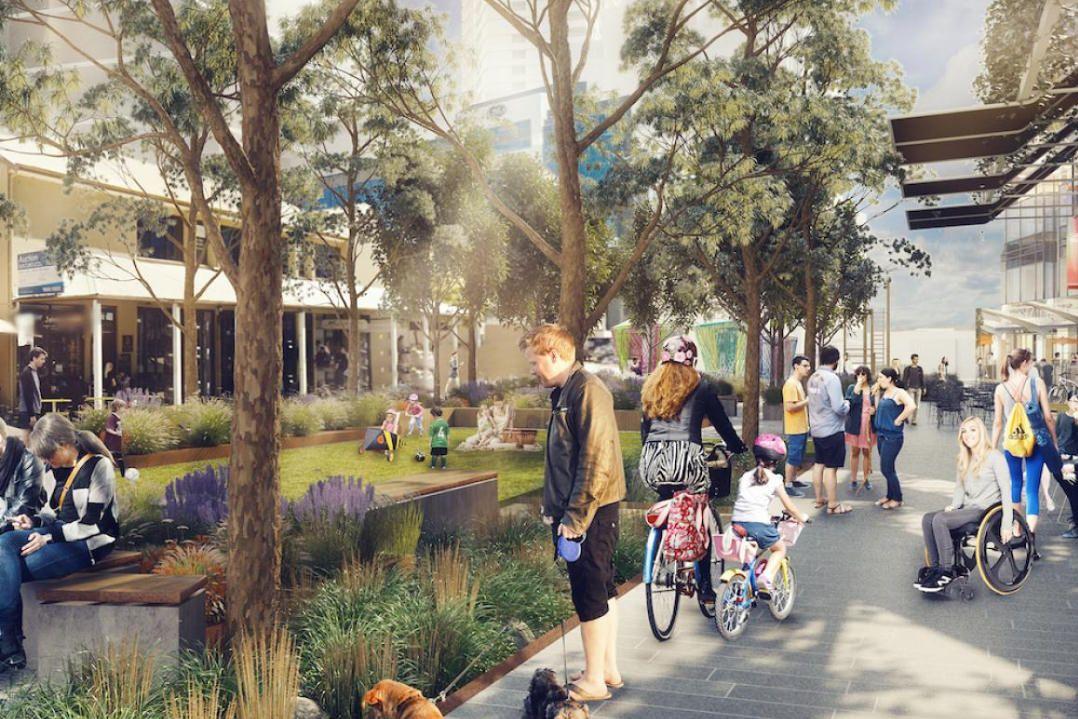 Render of Parramatta Civic Link