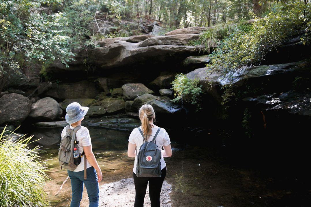 walking trail waterfall