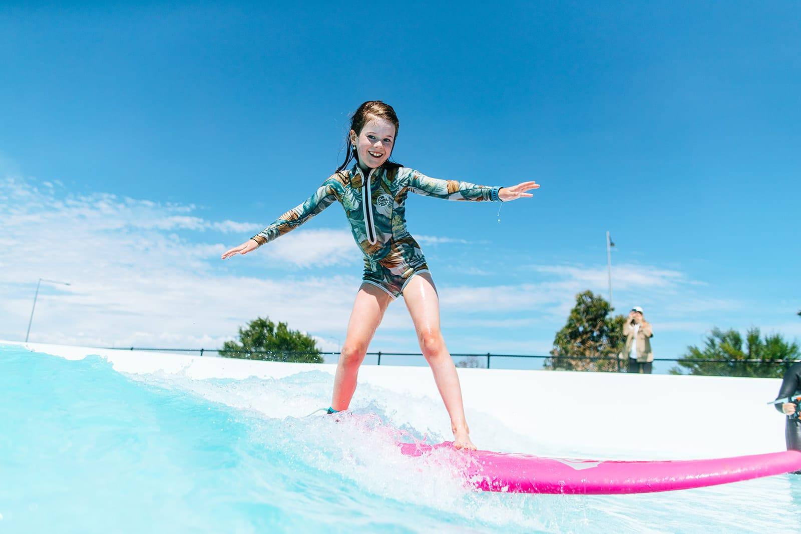 Girl Surfing