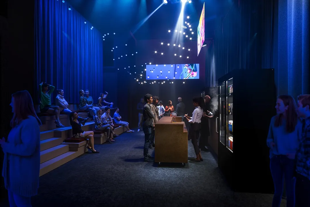 Artist rendering of Riverside Theatres live at PHIVE