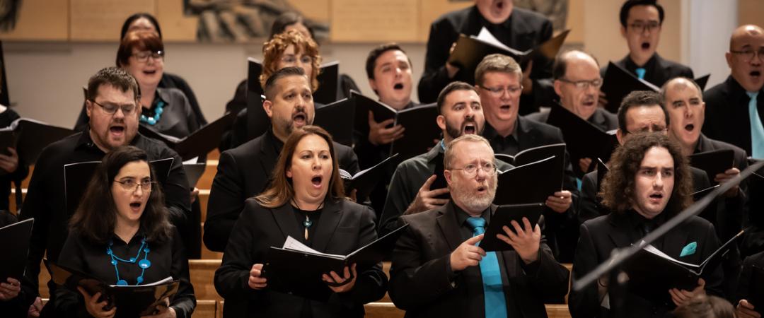 Choir singing