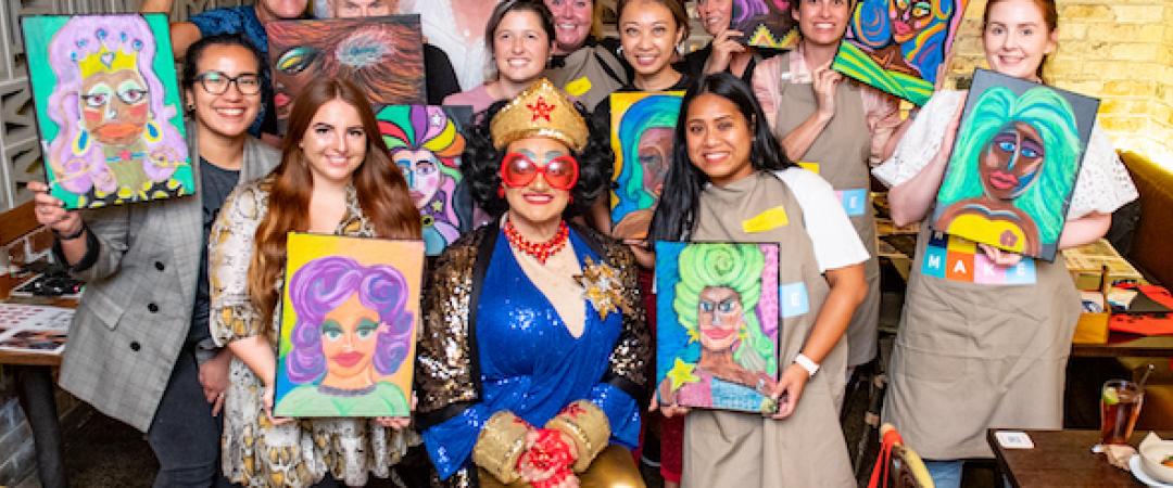 Drink and Draw with a Drag Queen