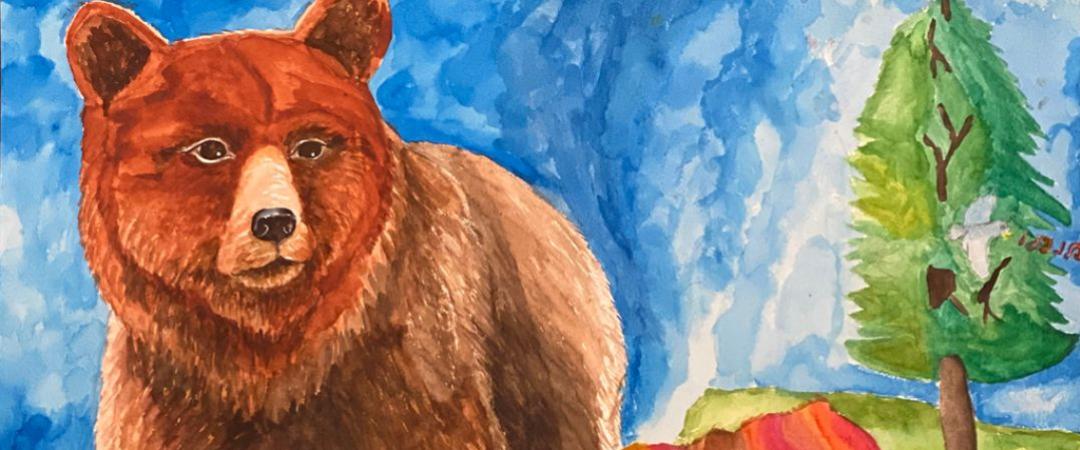 Bear painting 