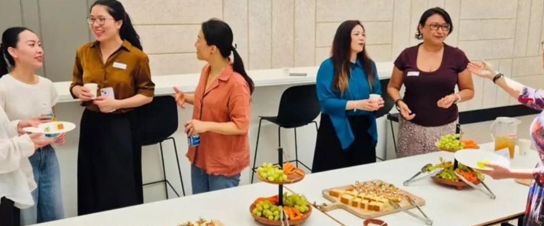 Group of woman walking