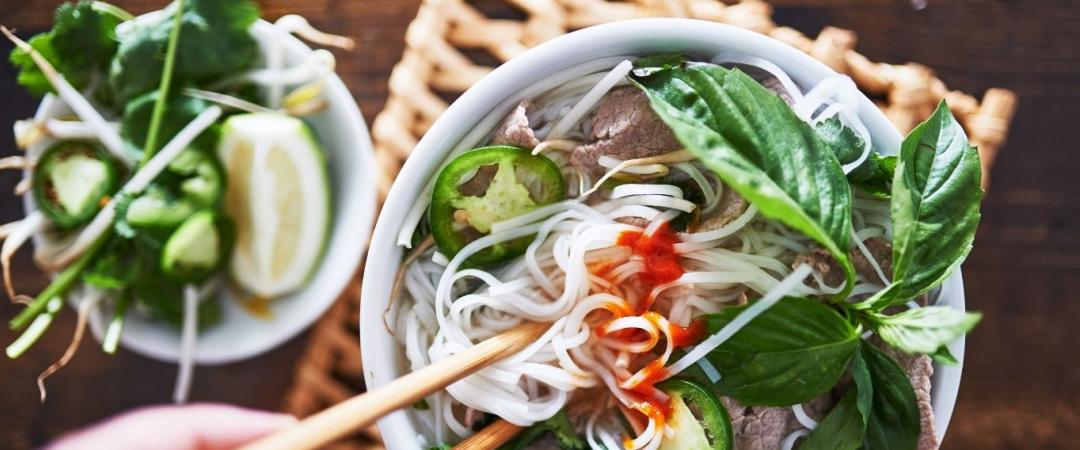 Beef Pho and chilli