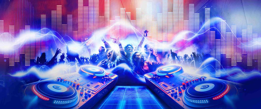 People enjoying music at a festival