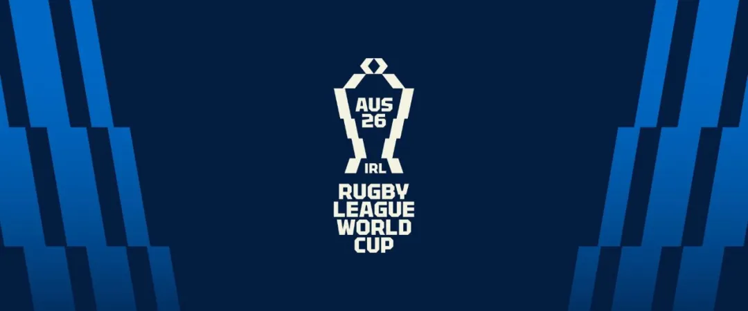 Rugby World Vup 2026 white text on blue background