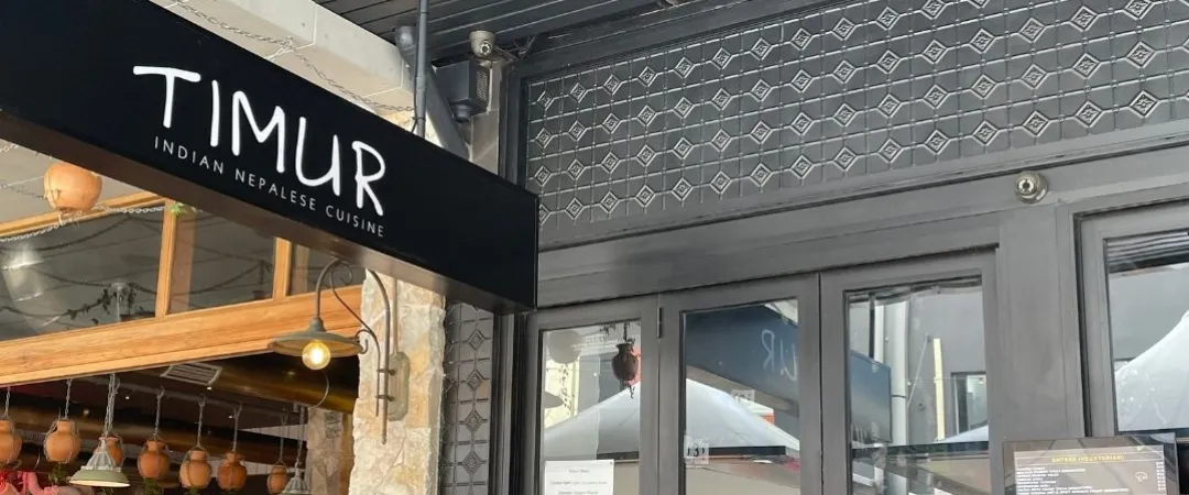Timur restaurant exterior