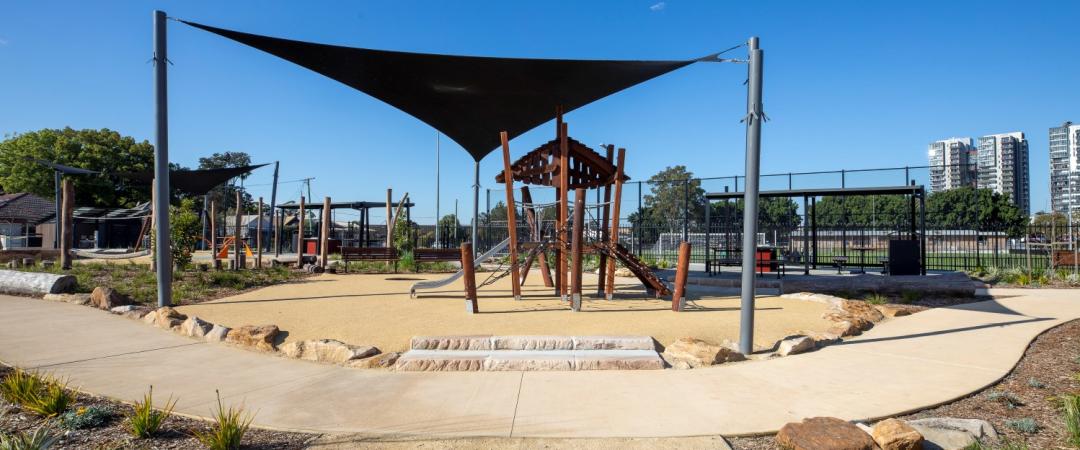 kids playground at fs garside park