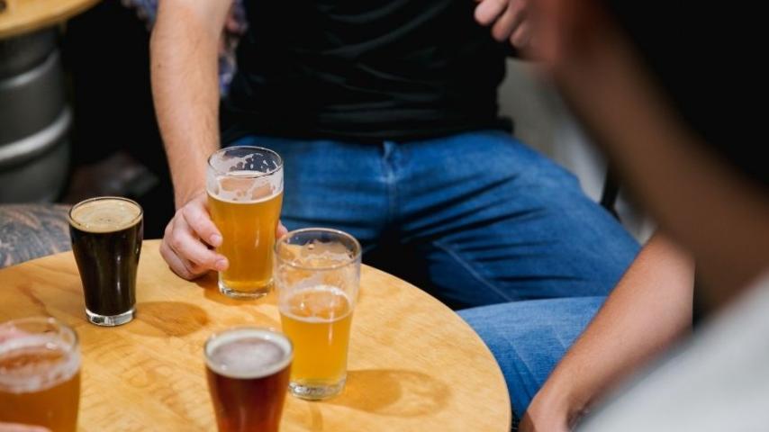 beer tasting paddle