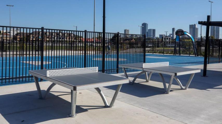 Table tennis tables