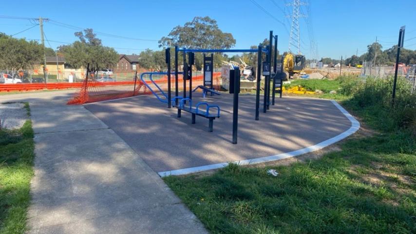 play equipment in the park